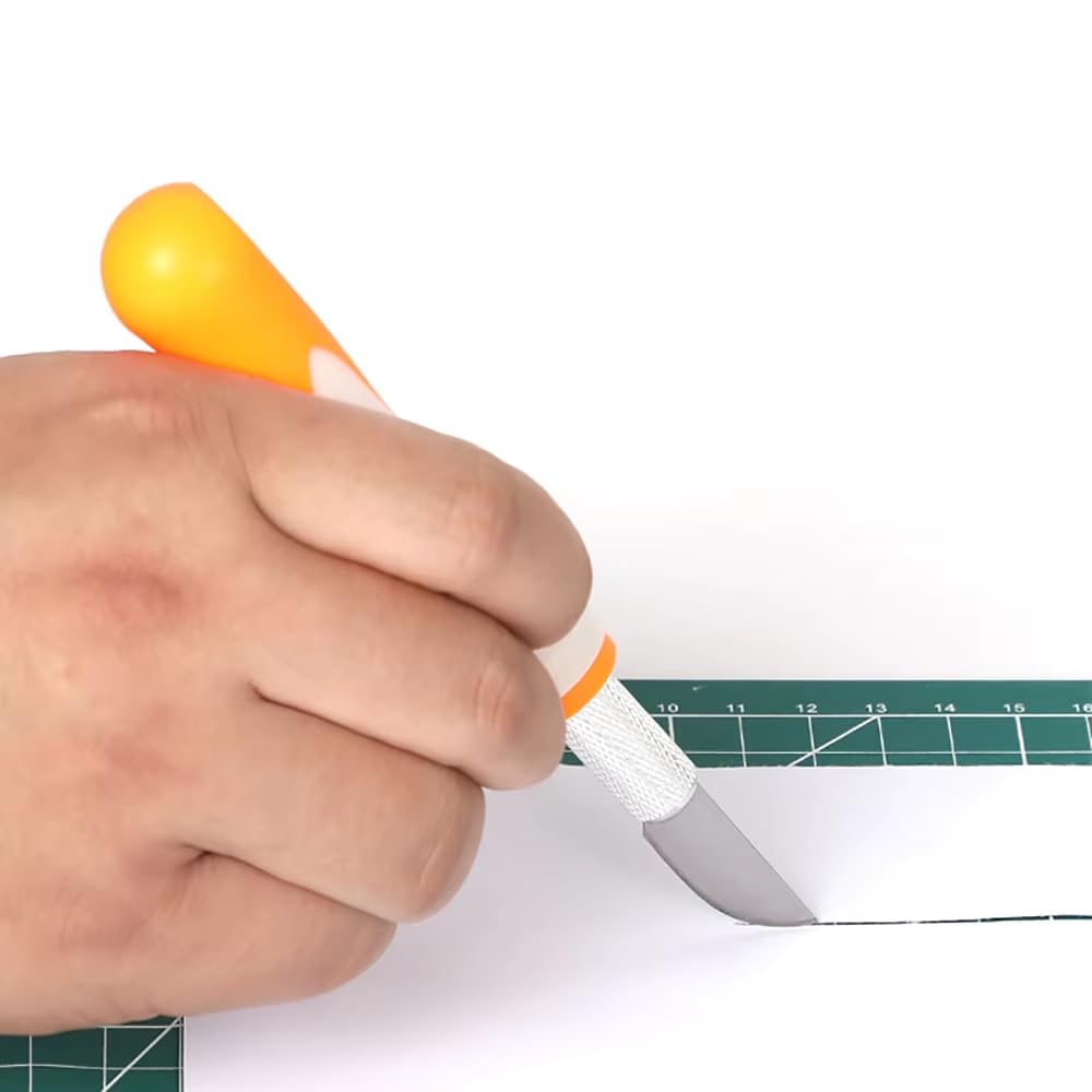 Set di Utensili per Incisione Manuale in Acciaio Al Manganese SK2 da 60 Pezzi, Modello di Coltello Multiuso Fatto a Mano per Il Taglio Della Carta