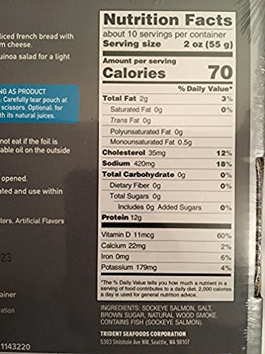 Trident Seafoods Trident Wild Alaskan Smoked Sockeye Salmon thumb #2