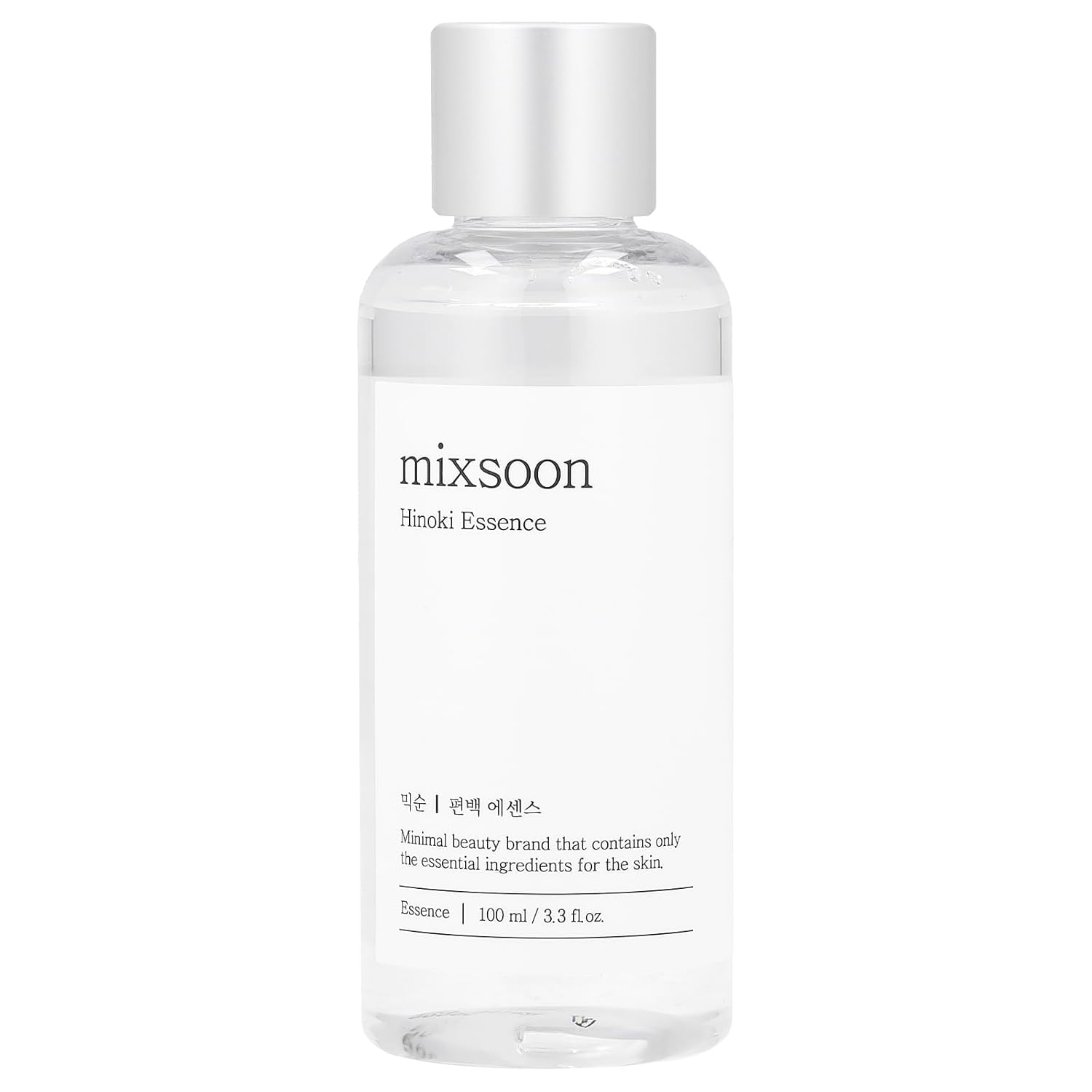Mixsoon Hinoki Essence Hinoki Essence, 100 ml mit 100% Hinoki-Wasserextrakt, beruhigend und pflegend