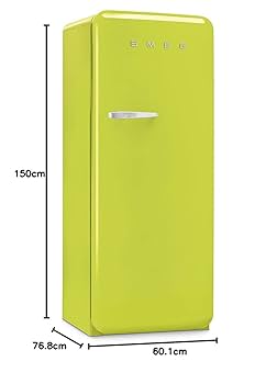 Amazon | 【日本正規品】SMEG スメッグ 冷蔵庫 (ライムイエロー