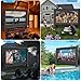 Inflatable Projector Screen for Outside 24FT Blow Up Movie Screen Outdoor Front and Rear Projection with Air Blower, Best for Pool Movie Nights Backyards Party Home Theater