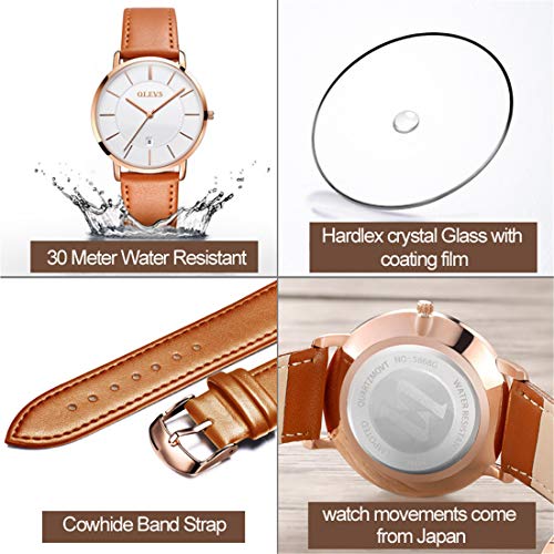 Image of OLEVS Men's Watches Analog Quartz Chronograph Dress Watch Multifunctional Stainsteel Steel Waterproof Classic Original Watch for Man