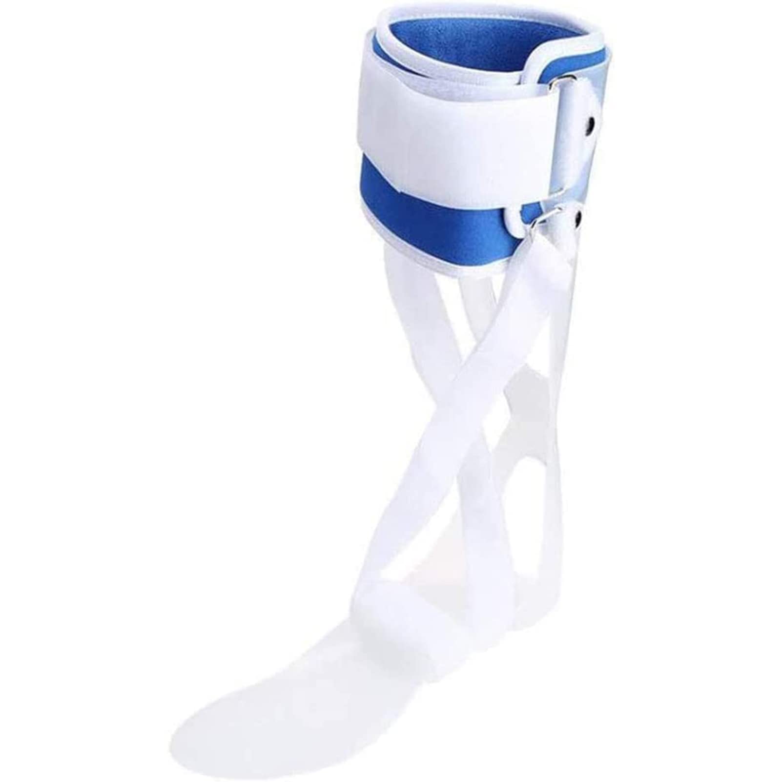 Férula de tobillo ajustable AFO para el pie, corrector de pies para dolor de artritis, fascitis plantar y espolón de talón, para aliviar el dolor y aliviar la presión, derecha-S