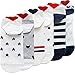 6 Paires Chaussettes Femme Coeur Fantaisie Chaussette Basses Femme Courtes Invisibles Socquettes Motif Coeur Rayure 35-38 en Coton Respirantes pour Fitness Sports