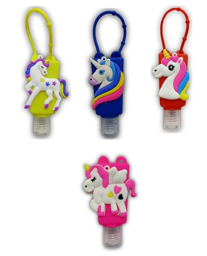 TrendAspire Hand Sanitizer Silicon Holder Keychain Empty Travel