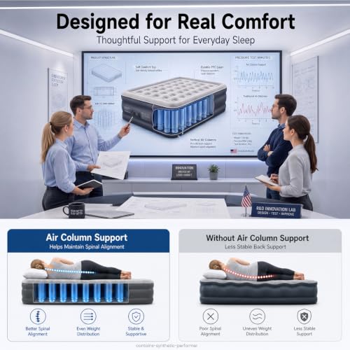 Image of OlarHike Air Mattress Queen Built-in Pump, 20 inch H Inflatable Mattress,700LBS