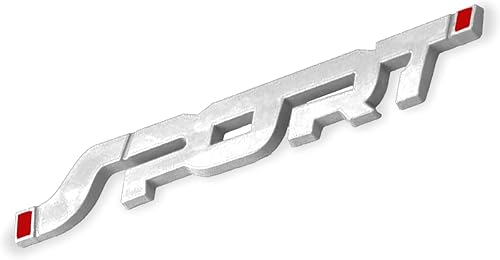 Miniatura 1 de Adhesivo deportivo de metal para automóvil, emblemas deportivos de automóvil, 3D premium para guardabarros laterales de automóvil, emblema para