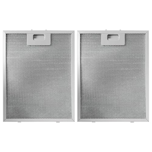 Grease Filter, 2x Vent Hood Filters, 5-Layer Aluminum Mesh Screen, Replacement Insert, Effective...
