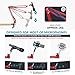 NEEWER Adjustable Microphone Suspension Boom Scissor Arm Stand, Max Load 1 KG Mic Stand for Radio Broadcasting, Voice-Over, Stage and TV Stations, Compatible with Blue Yeti Snowball Yeti X,etc (Red)