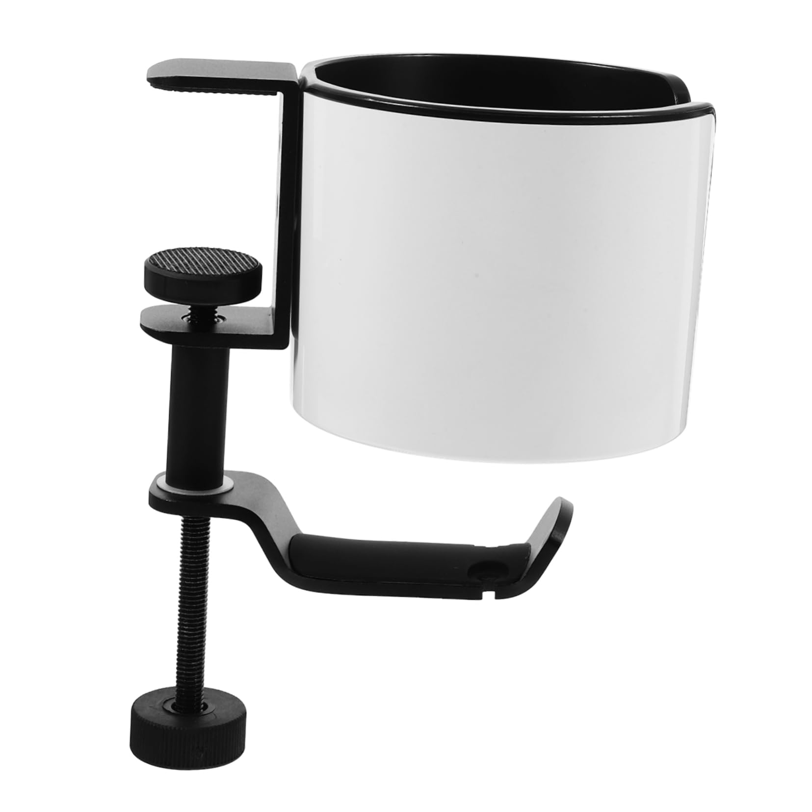 Support Casque Audio et Porte-gobelet de Bureau en Alliage D'aluminium