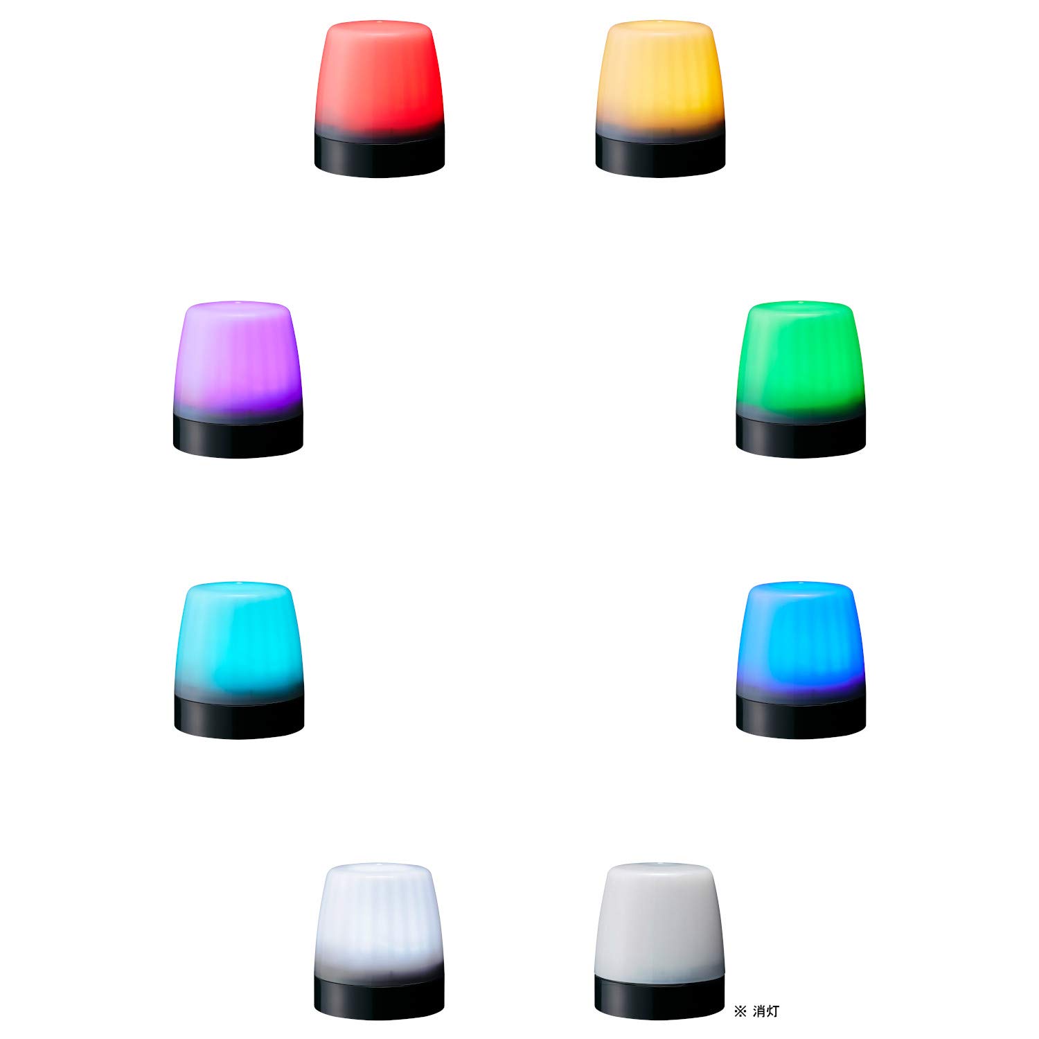 NE-M1ANN-M | PATLITE Signal Beacon, Multi-Color, Continuous, 12-24VDC, 56MM, Terminal Block, IP67