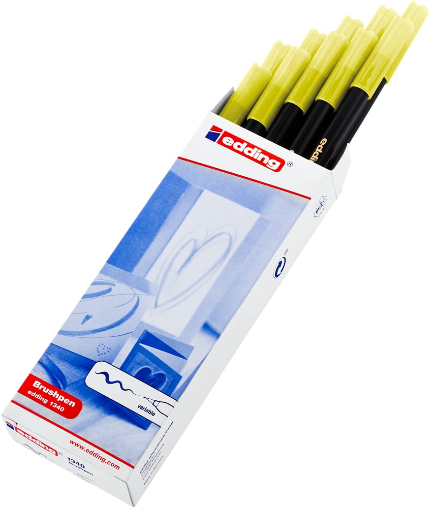 PENNARELLI CON PUNTA A PENNELLO Kit Artistico DJECO Arte Al Numero IN Giardino 4 Tavole Dj08649 Eta 7