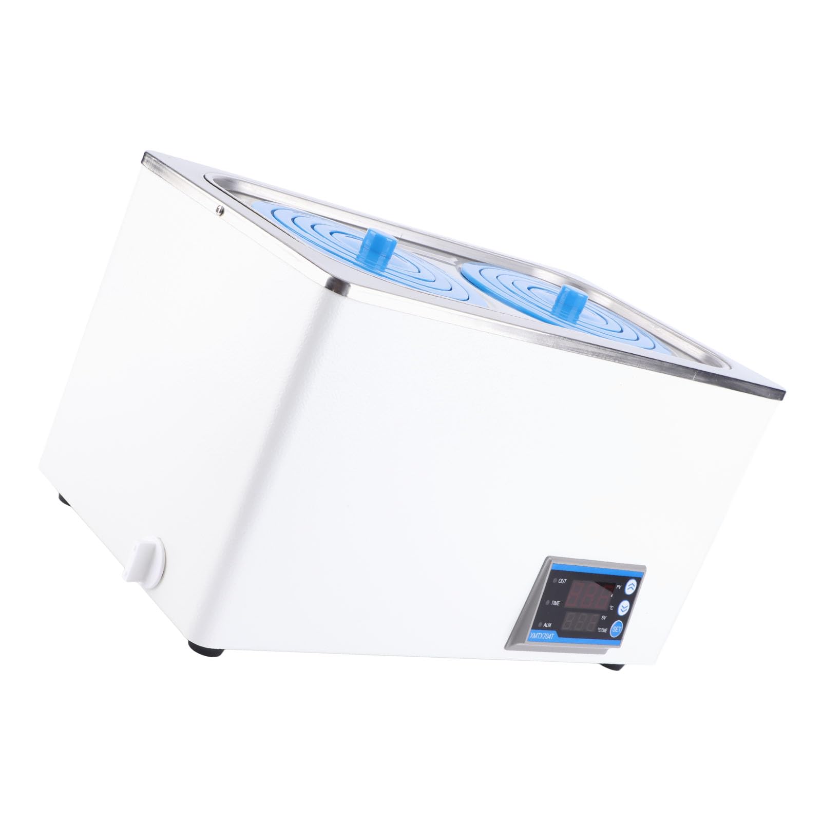 Baño MaríA Termostático de Laboratorio Digital 8L, Aberturas, 600W, Calentamiento Rápido, Control Preciso de Temperatura, A Prueba de Derrames (Enchufe europeo 220V)
