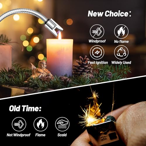 Encendedor Eléctrico Recargable con Cuello Flexible USB miniatura 2