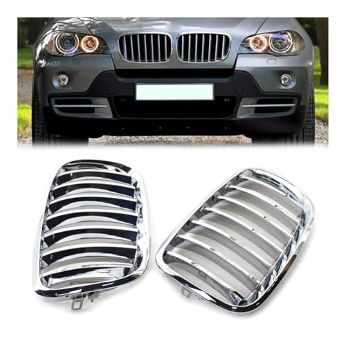 Grilles de capot chromées haute qualité pour calandre avant E70 E71 - 2