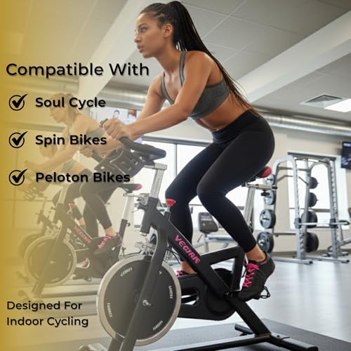 Tommaso Pista Aria SPD & Peloton Shoes for Women—2 in 1—Road Bike & Indoor Cycling Shoes for Both Delta & SPD Cleats—Peloton Bike Accessories—No Cleats—XD Knit Fabric—Grey—Size 8US—39EU - Thumbnail 4