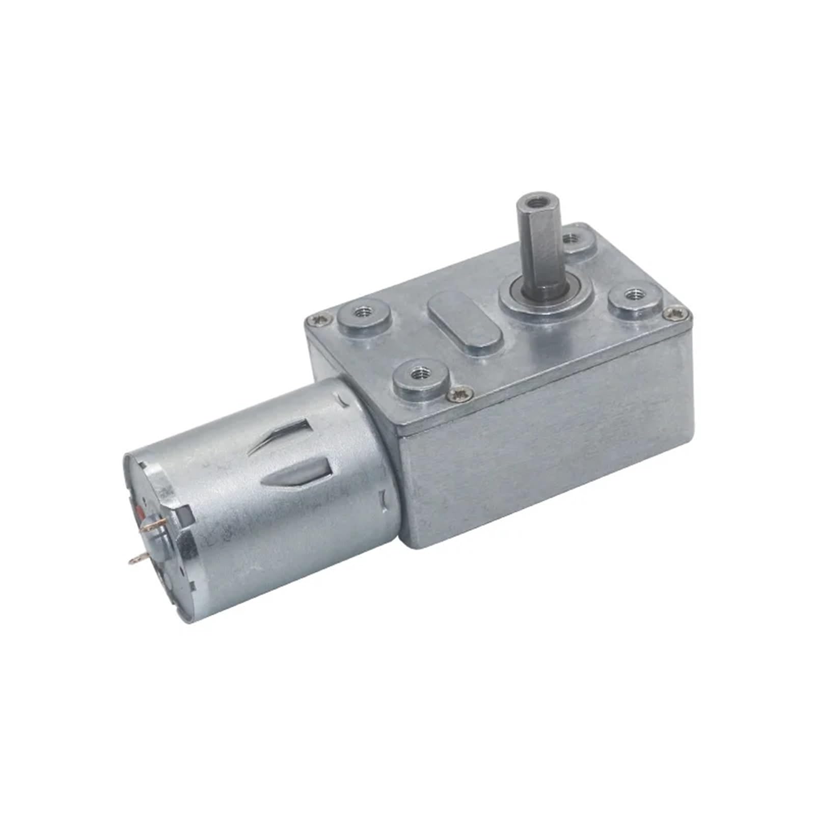 1 x 12 V 0,6 U/min Schneckengetriebemotor DC High Torque JGY370 Schneckengetriebemotor Reduktion 12 V (mit Halterung, 160 U/min)