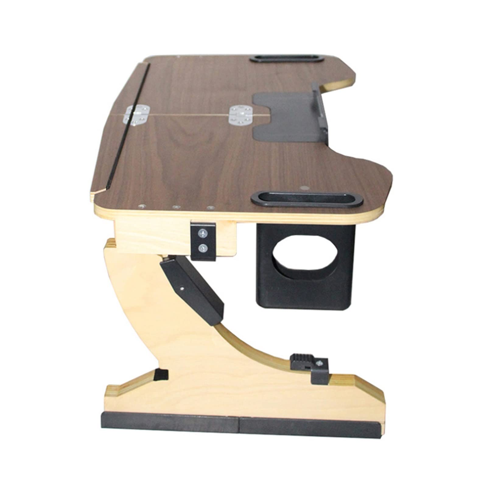 Supporto for notebook regolabile a 360 ° in legno for persona pigra multifunzionale, supporto for computer da scrivania, supporto pieghevole portatile per principianti fai da te(Portable stand-01)