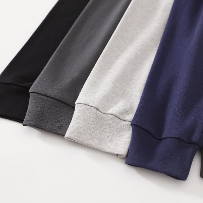 Baby and Toddler Boys Cotton Pants, 4-Pack Joggers, 2-6 Years3