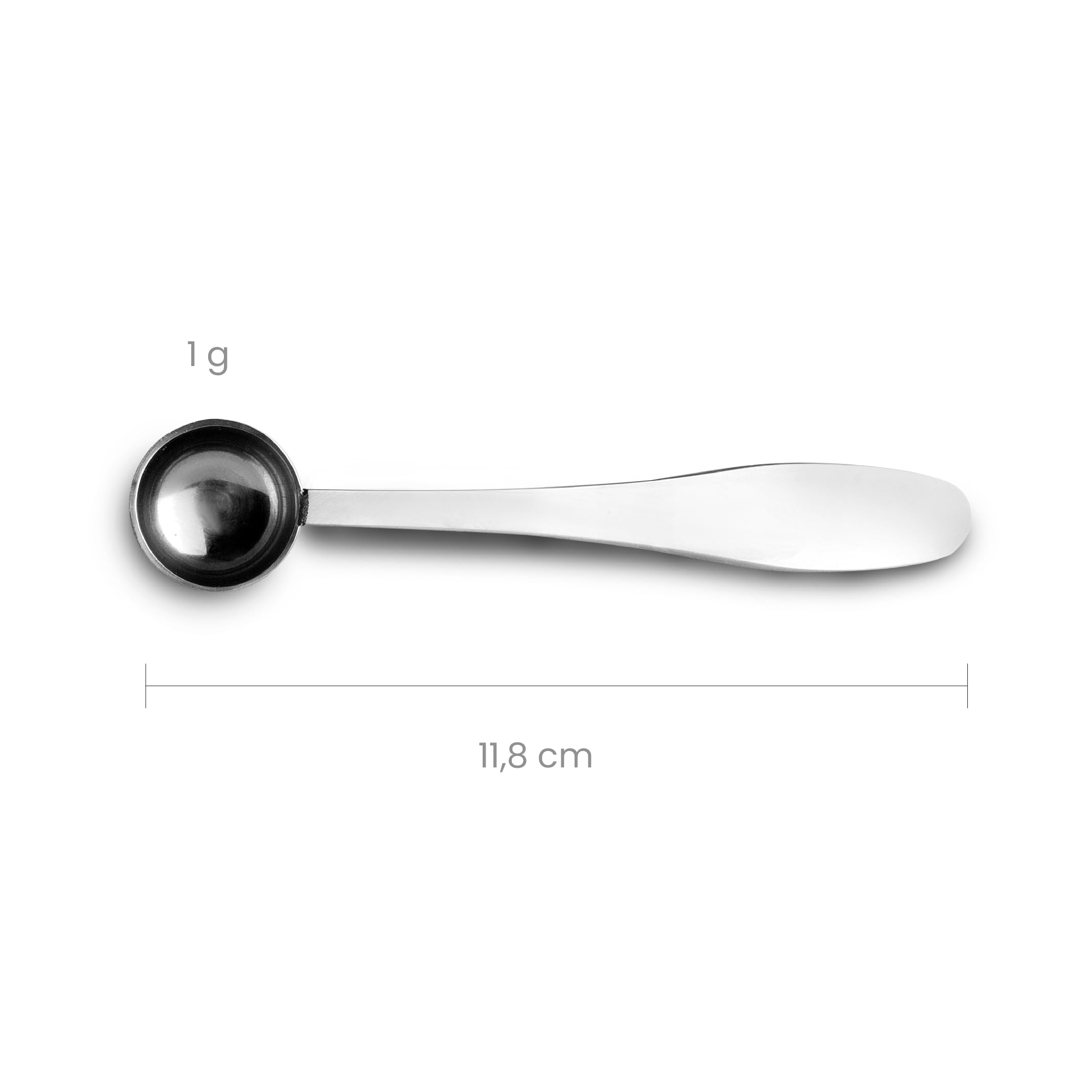 IBILI - Cuchara Medidora Para Té Matcha, Acero Inoxidable 18/10, 1 gramo