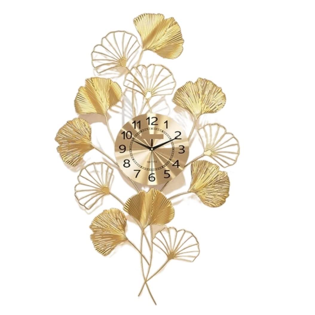 MYUYEE Farmhouse Vintage Clock Home ation Metal Living Room Porch ation for Bedroom Office,One Color-55 * 90cm