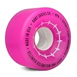Bundle-4 items: BPM blue or Pink 4 pack wheels, Suede Toe Cap Guards Protectors Misty Teal or Bubbkegum Pink