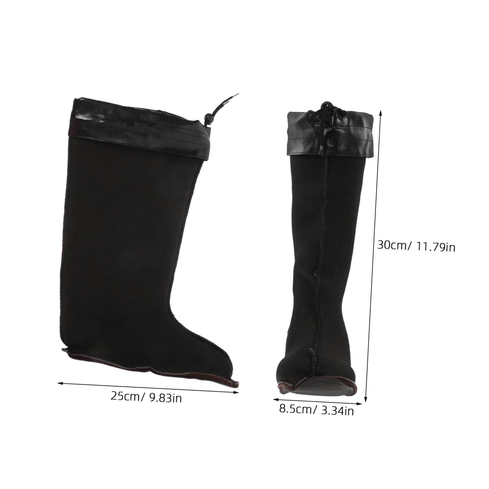 HOLIDYOYO Insulated Boot Socks for Men Rain Boots Liners Warmth Non-slip for Cold Weather