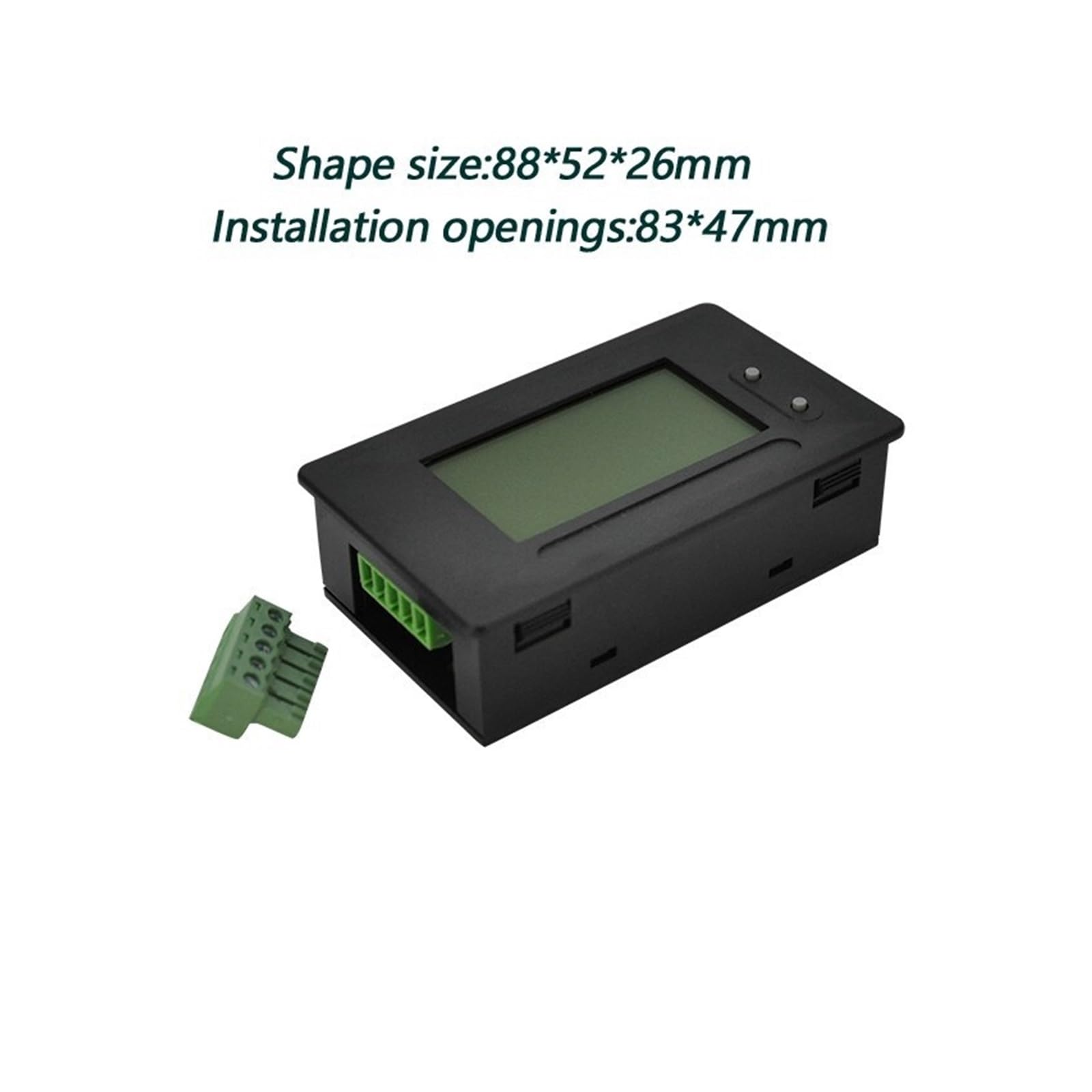 DC 8-200V 500A Woltomierz Amperomierz Tester Akumulatora Samochodowego Coulometer Pojemność Napięcie Elektryczne Miernik Mocy Monitor Szybkie Dokładne Wykrywanie(300A With Shunt)