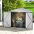 TOLEAD 6 x 4 FT Gray Metal Outdoor Storage Shed, Tool Sheds for Backyard Garden Patio Lawn with Water Proof, Large Heavy Duty Tool Sheds with Lockable Doors & Air Vent for Backyard Patio Lawn