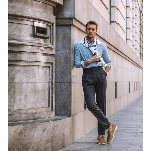 Vostey Men's Boat Shoes Slip On Stylish Casual Loafers Deck Shoes for Men2