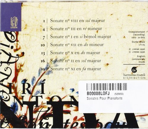 Sonates Pour Pianoforte