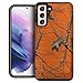 Cases on Deck Orange Case Compatible with [Samsung Galaxy S21 / S21 5G (2021)] [Brushed Armor] Case with Double Layer Protection and Design (Orange Hunters Camo)