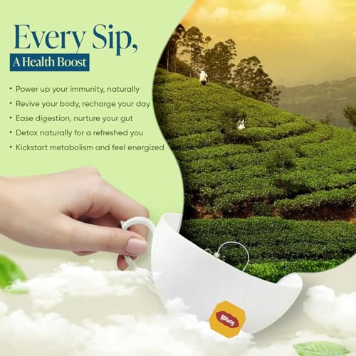 Image of Winty Elaichi Matcha Green Tea, Herbal Antioxidant with Cardamom, Clove & Cinnamon, Supports Immunity, Digestion, Metabolism, Gut Health & Weight Management, Refreshing & Sugar-Free Brew 30 Bags