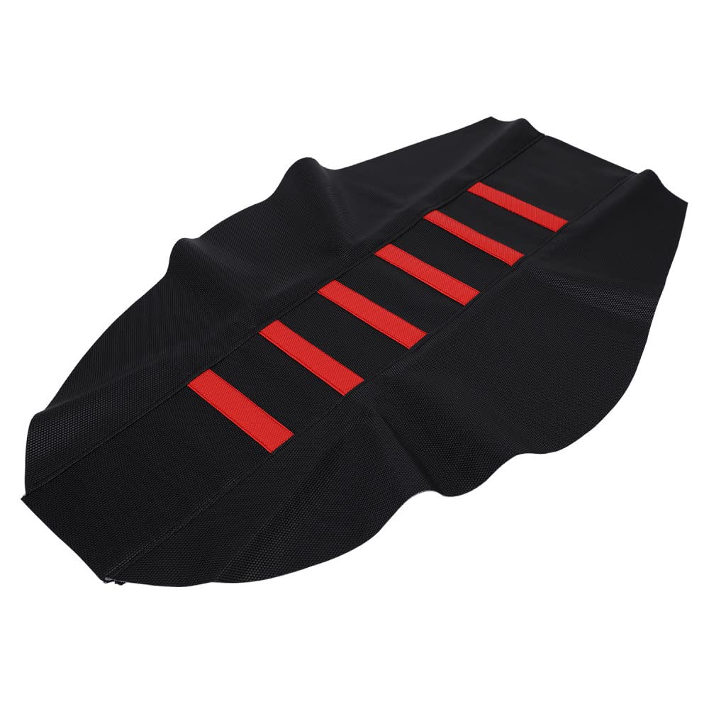 JFG RACING Funda universal para asiento de moto de cross, para CR50, CR80, CR125, CR250, CRF125, CRF250, CRF450, Motocross, Pit Bike, Enduro, color rojo