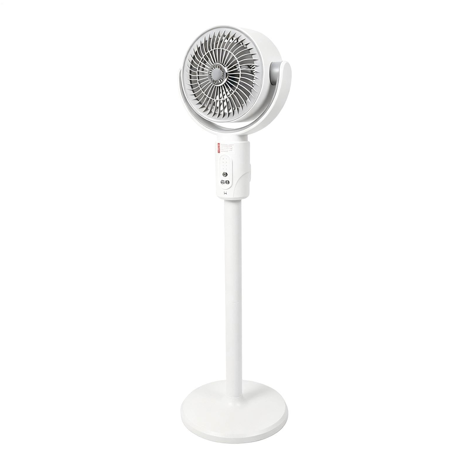 Ventilador con Oscilación Bajo Nivel De Ruido, Altura Ajustable, Recargable