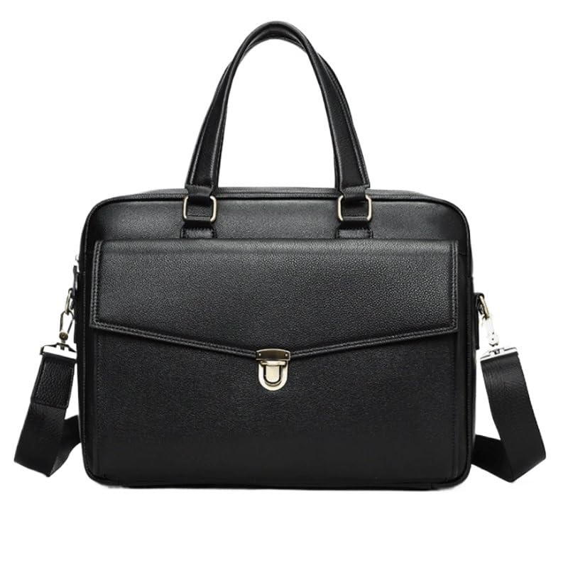 French Genuine Leather Conference Briefcase Men's Business Handbag Computer Bag ffor Commuting Travel Business2