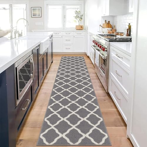 Shacos Hallway Runner Rug 2'X10' Washable Long Runner Rug Non Slip Water Absorbent Entryway Rug Runner Indoor Entrance Floor Mat For Kitchen Laundry Room thumb #5