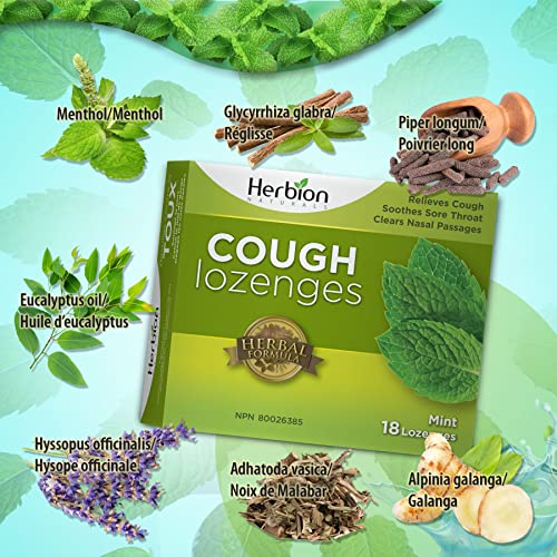 Herbion Naturals Cough Drops, Mint, 18 Count #TOP4