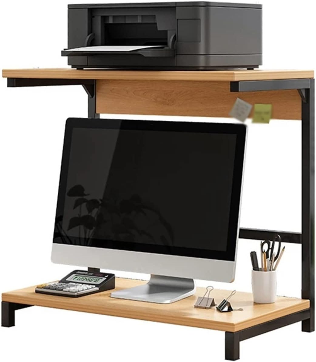 【日本産】 プリンター台 卓上収納 プリンタースタンドオフィスの高架ストレージラックディスプレイブラケットベースプレートスタンドデスクトップ
