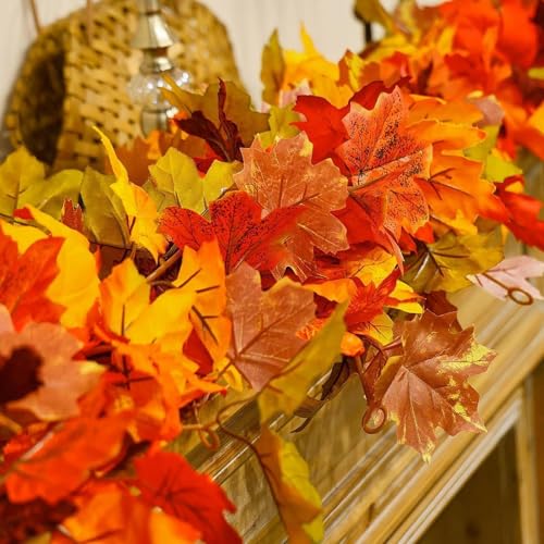 Guirlande d'automne pour table et balcon idéale pour ambiance cocooning - 6
