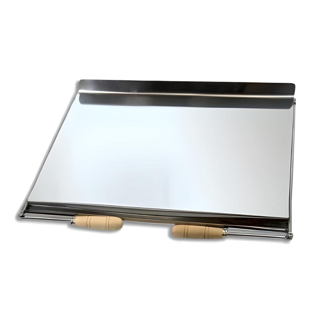 PEGANE Support Barbecue avec Grille et récupérateur de Graisse en INOX Coloris Gris - 60 x 43 x 42 cm