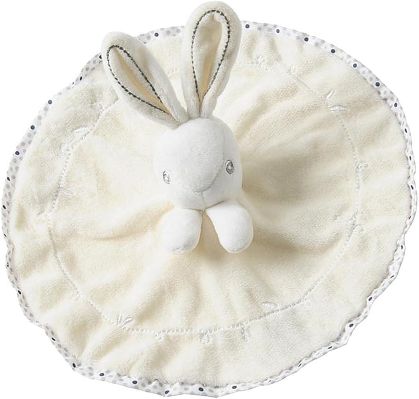 Furbabies Baby Bunny Security Blanket Plush Comforter Sleep Stuffed Toy White