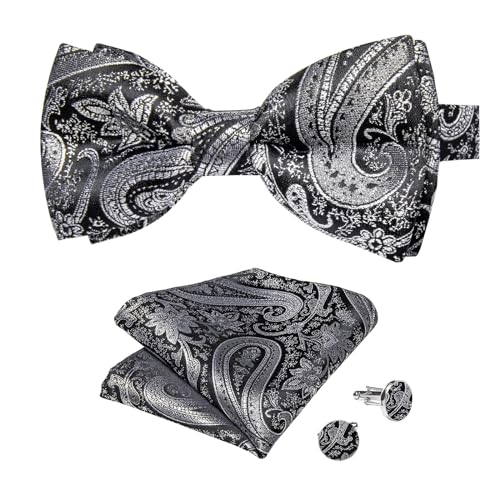 Corbatín Paisley Preanudado para Hombre miniatura 1