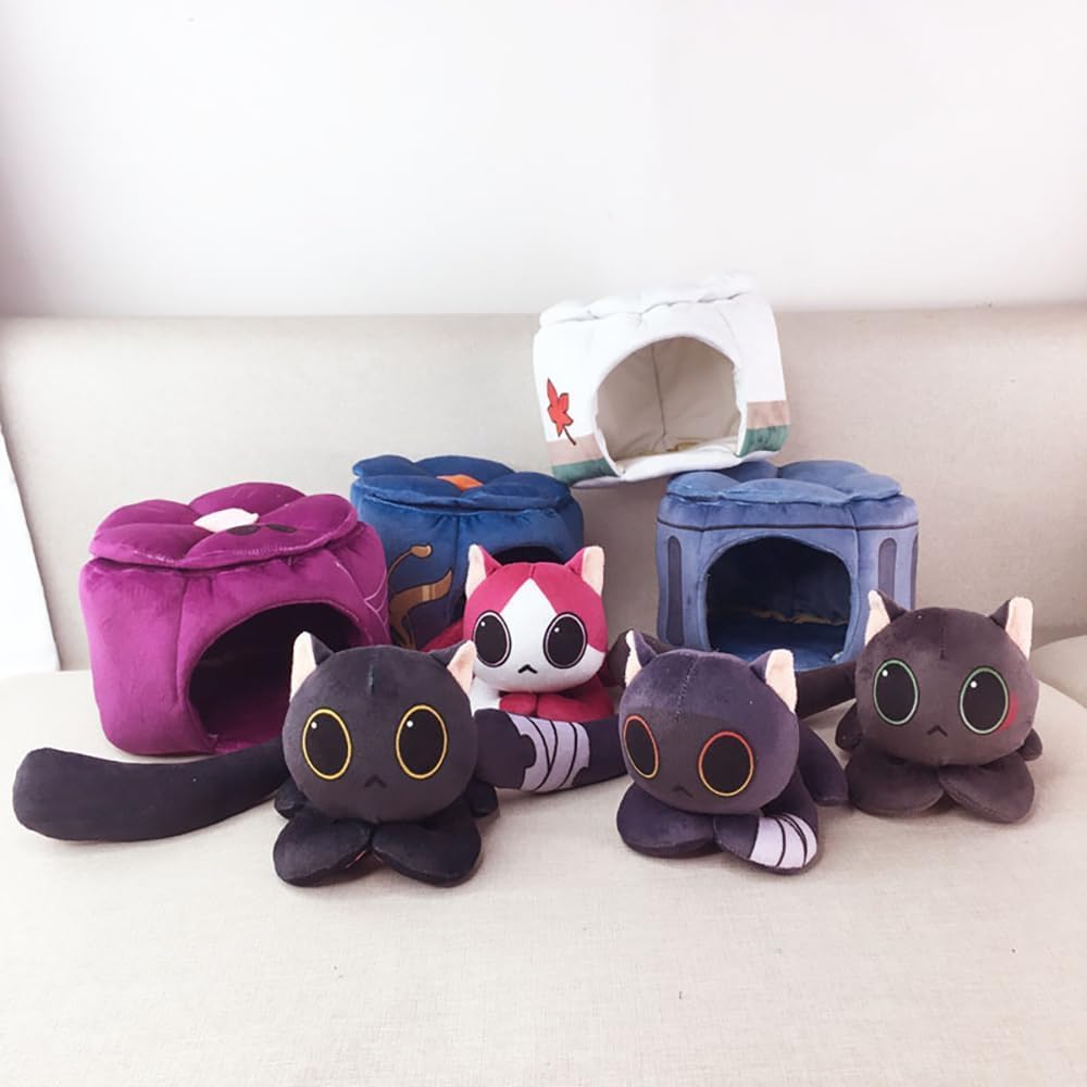 Amazon.co.jp: 崩壊 スターレイル ぬいぐるみ 猫型 12個模様 丹