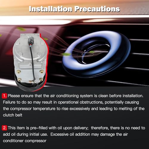 Image of cciyu Air Conditioning Compressor for Land Rover for Discovery