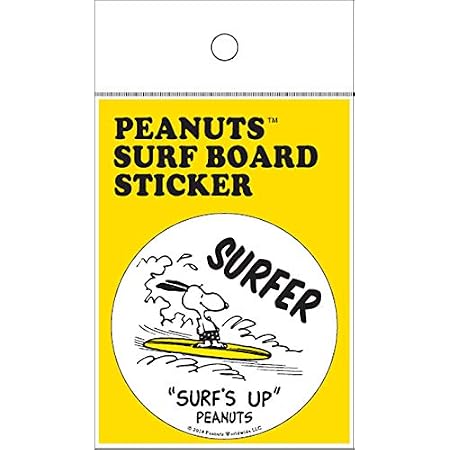 Amazon Peanuts ピーナッツ Peanuts Surf Board Sticker ピーナッツ サーフボード ステッカー スヌーピー Surf S Up シール サーフィン 品番 Snp ピーナッツ Peanuts スポーツファングッズ