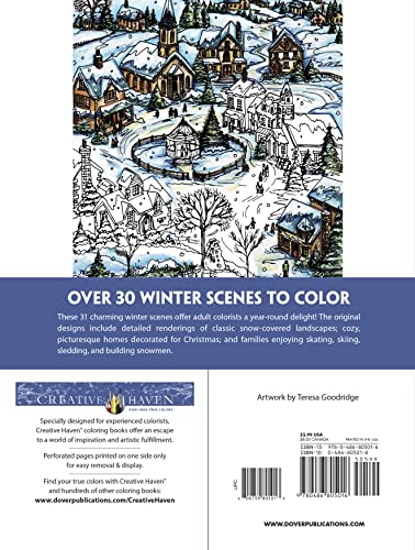 Creative Haven Winter Wonderland Coloring Book