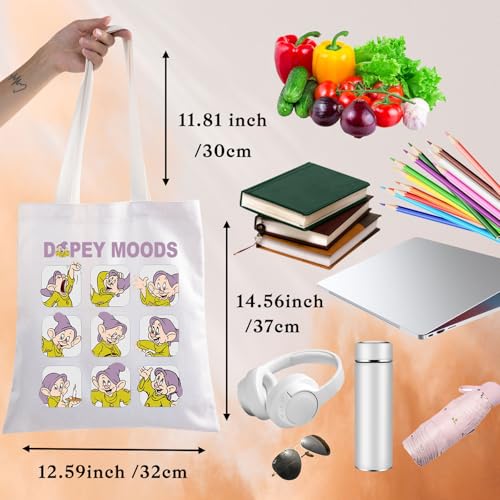 BWWKTOP Seven Spirits Tote Bag Snow's Protectors Gifts Spirits Moods Shoulder Bag Seven Friends Merchandise2