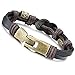 Produktbild CTGVH Herren-Armband, Vintage-Lederarmband mit braunem Kordel-Armband (braun)