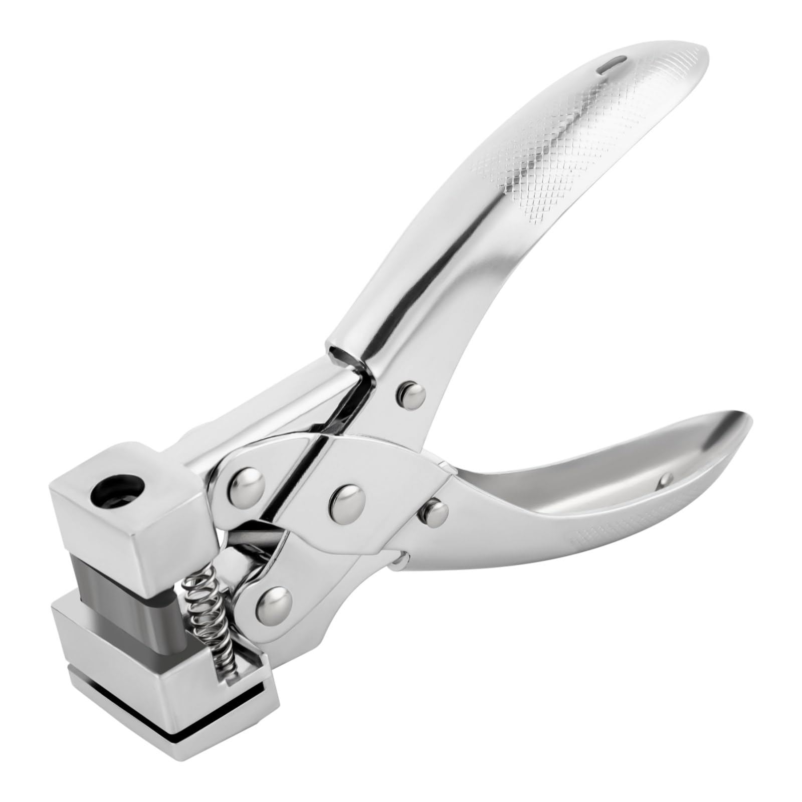 LIAPDG T Slot Shape Hole Punch, Steel Handheld Hanger Airplane Hole Punch Manual Butterfly T-Hook Clamp Pliers Cutter ID Punching Plastic Cardboard